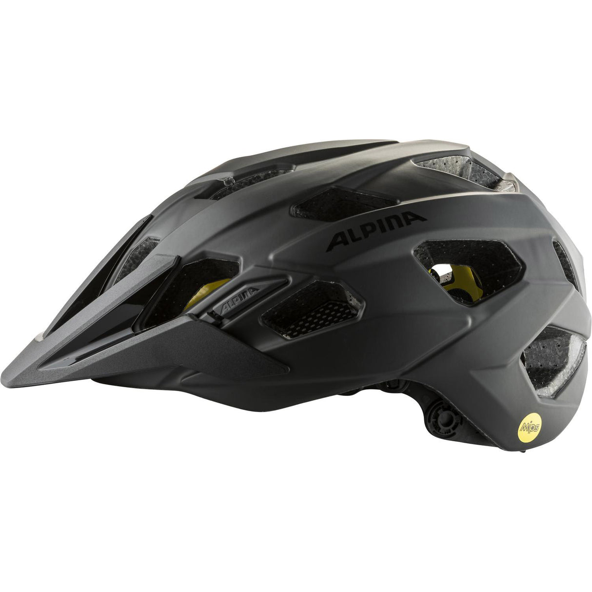 Olympesch Sportswear Sport MTB Helm Plose Mips 57-61 Matt schwaarz