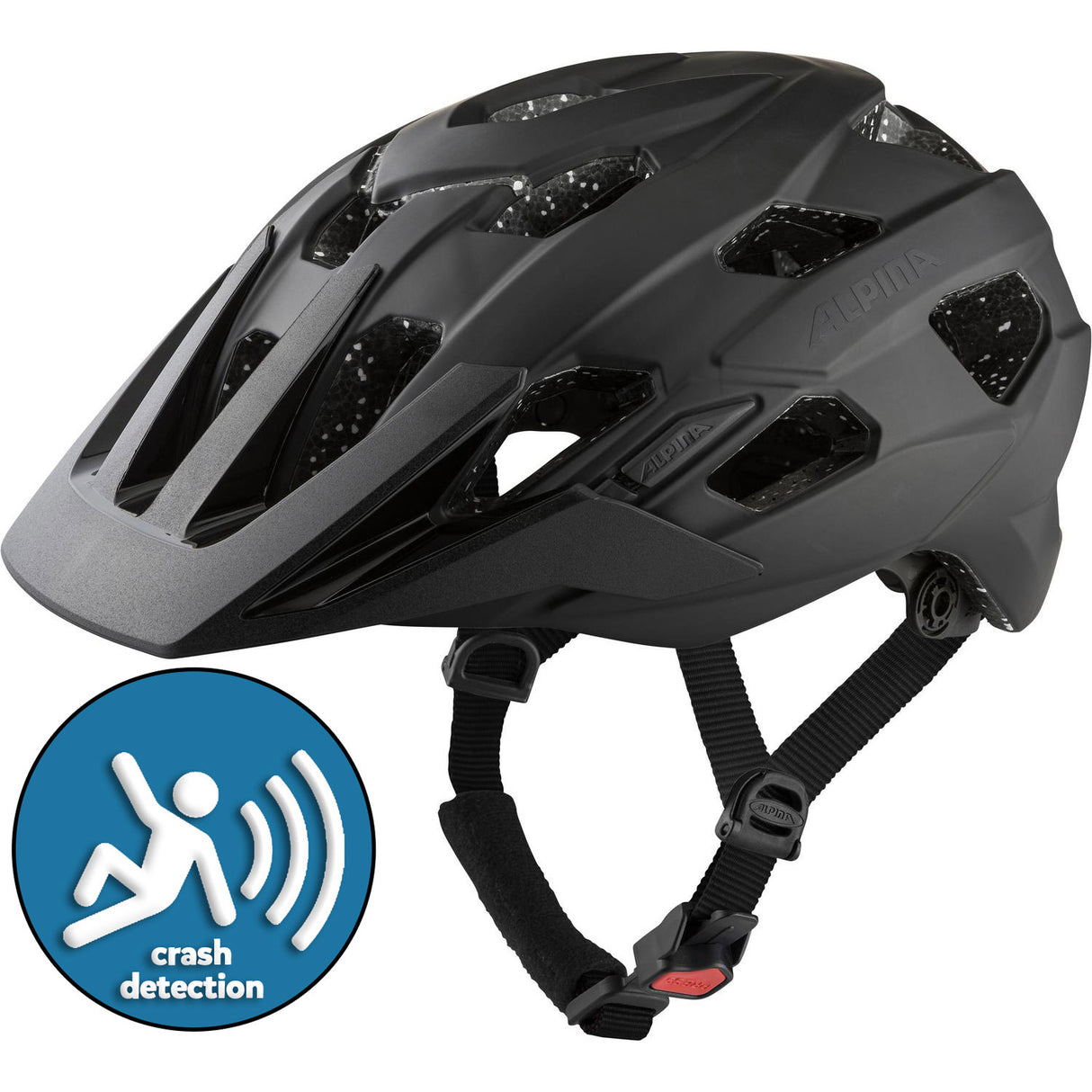 Helm de vêtements de sport olympique Anzana Tocsen Black Matt 57-61