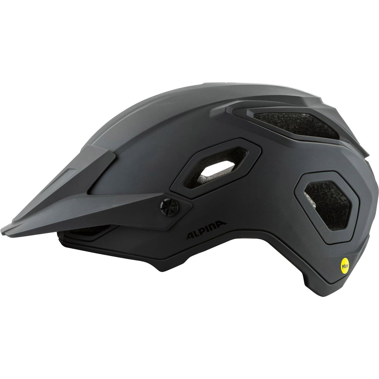 Olympiasportswear Sport MTB Helm Croot MIPS 52-57 MAT Schwarz