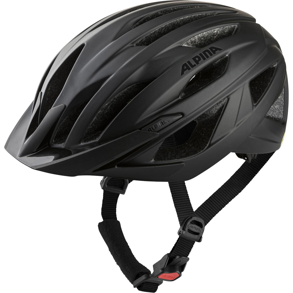 Olympic Sportswear Helmet Parana Black-Neon Yellow Matt 51-56