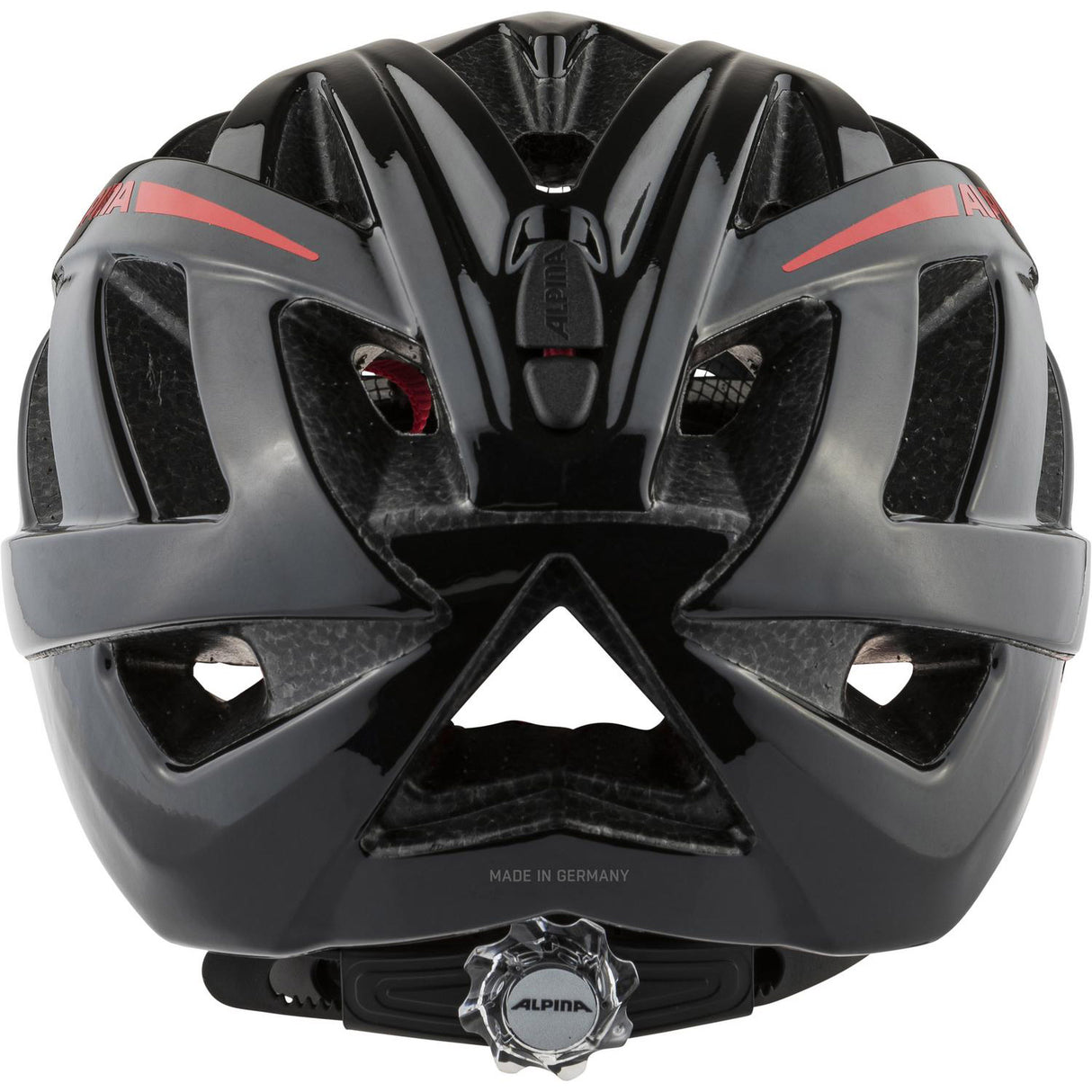 Olympesch Sportsdauer Helm Panoma 2.0 Black-roude Glanz 52-57