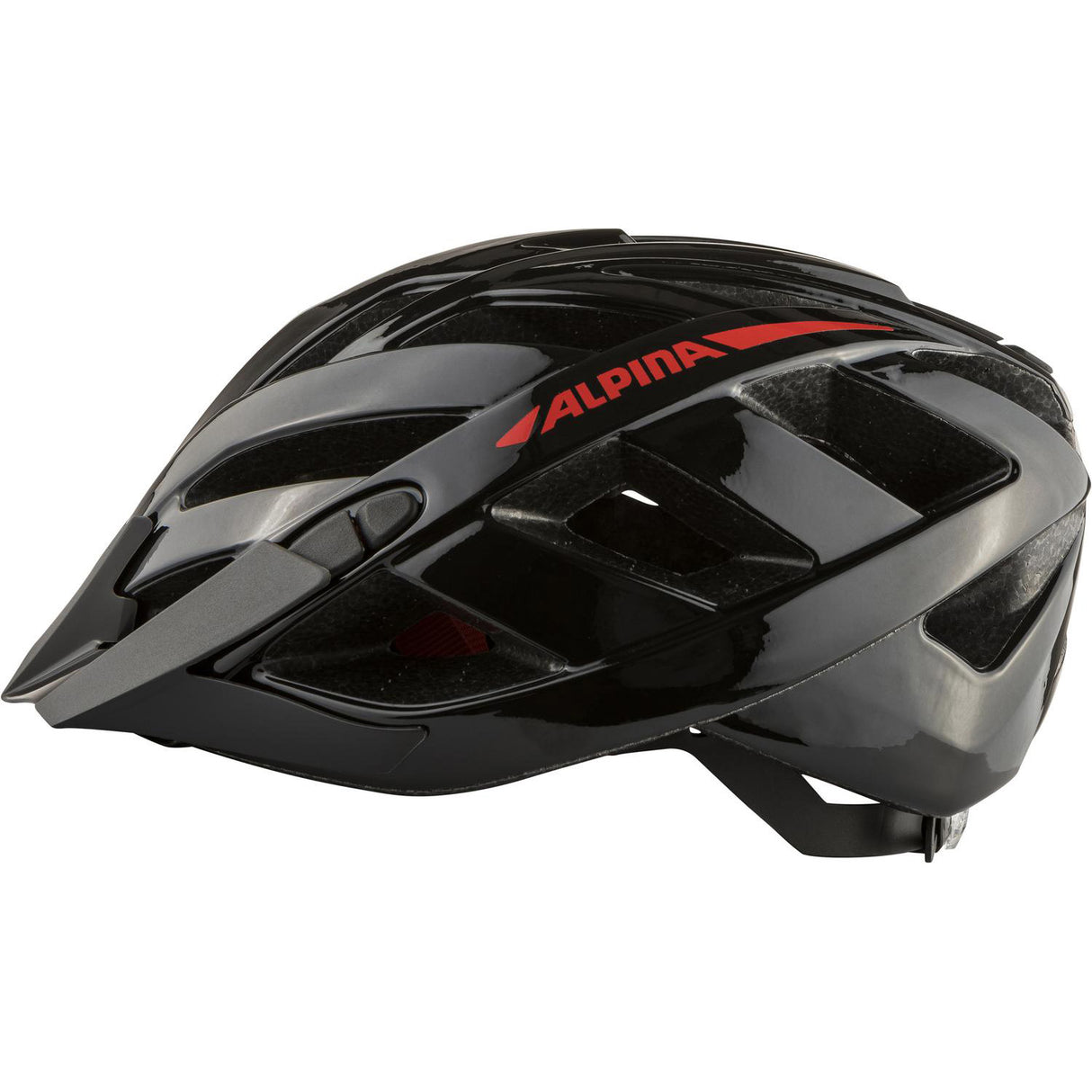 Olympesch Sportsdauer Helm Panoma 2.0 Black-roude Glanz 52-57