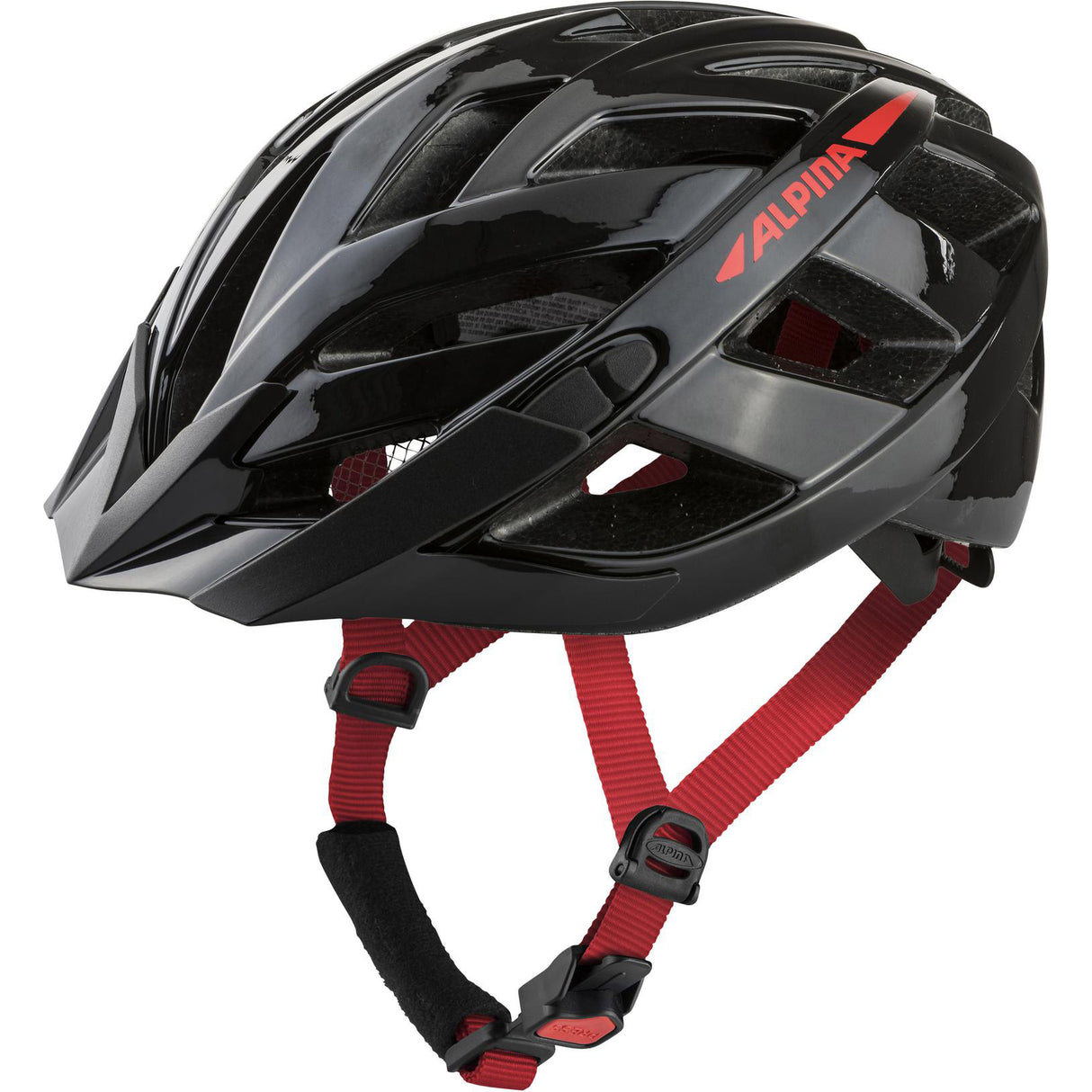 Olympic Sportswear Helm Panoma 2.0 Black-Red Gloss 56-59