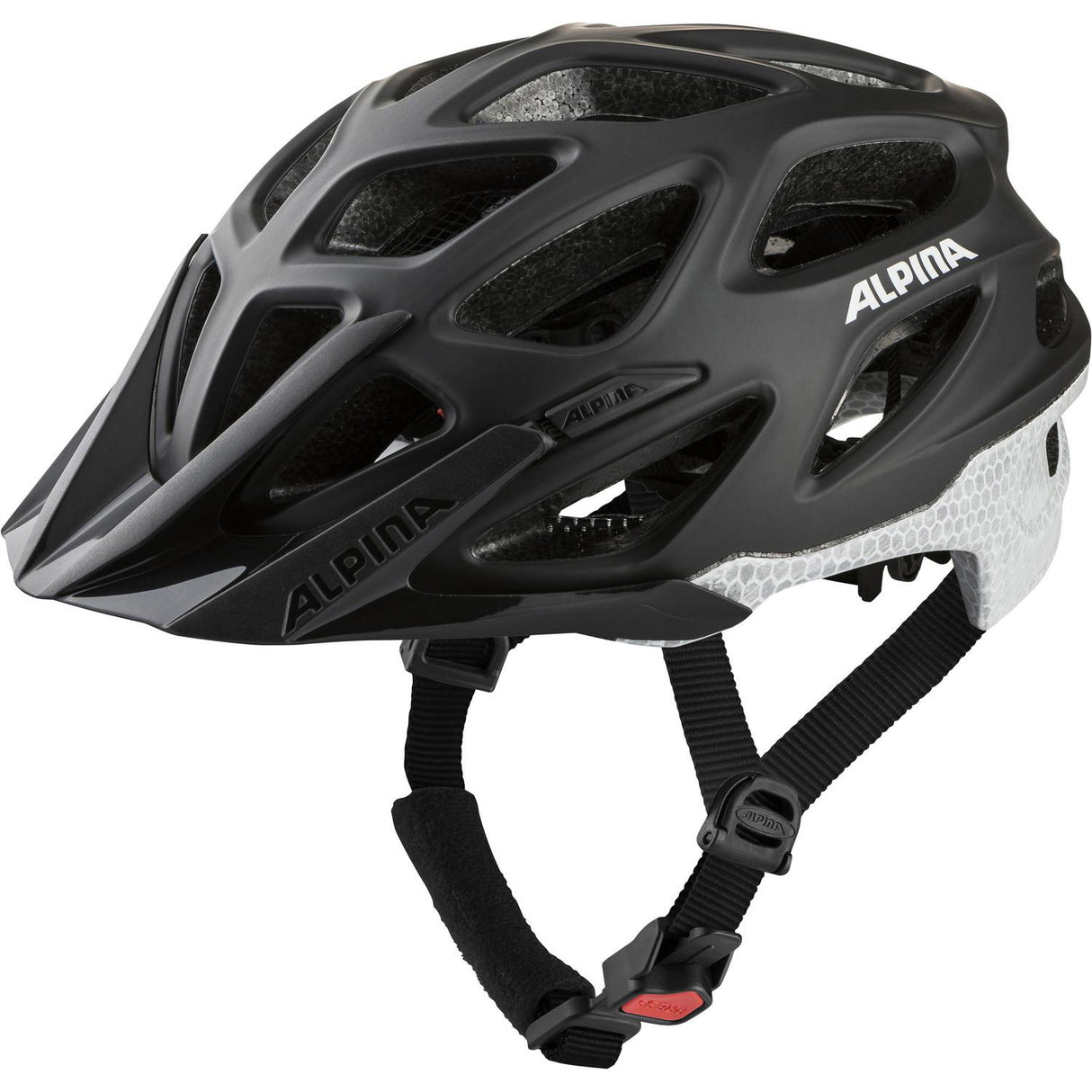 Olympesch Sportswear Sports MTB Helm mythos reflektiv 52-57 schwaarz