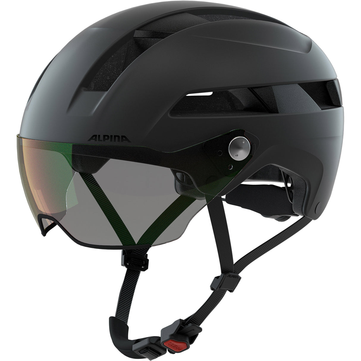 Helm de vêtements de sport olympique Soho Visor V Black Matt 52-56