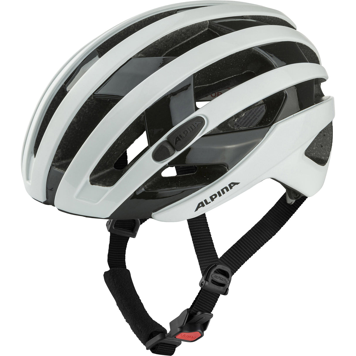 Helm di abbigliamento sportivo olimpico Rave White Gloss 51-56