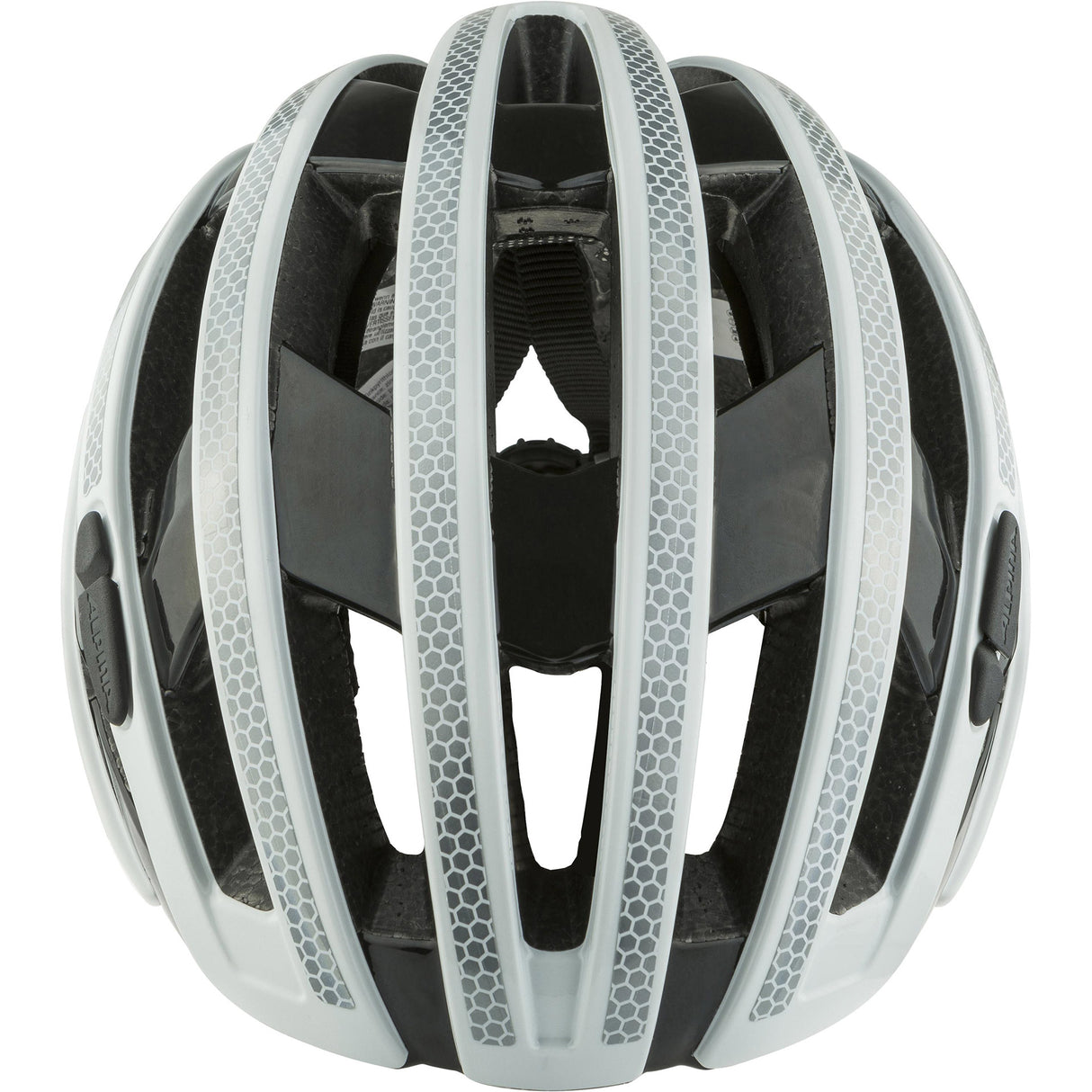 Casque de course sportive des sports de sports olympiques Ravel REFLENCE 51-56 GLOSS BLANC