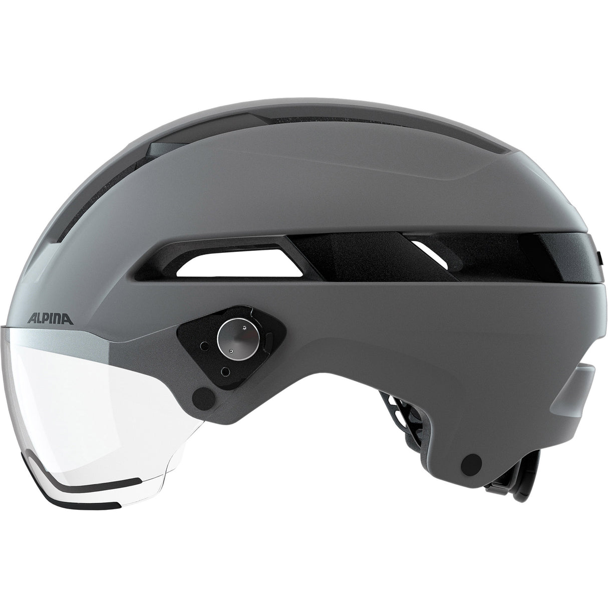 Helm de vêtements de sport olympique Soho Visor Coffee-gris Matt 55-59