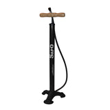 SAPO No.4 Floor pump Ergo. Wooden handle HV FV Black