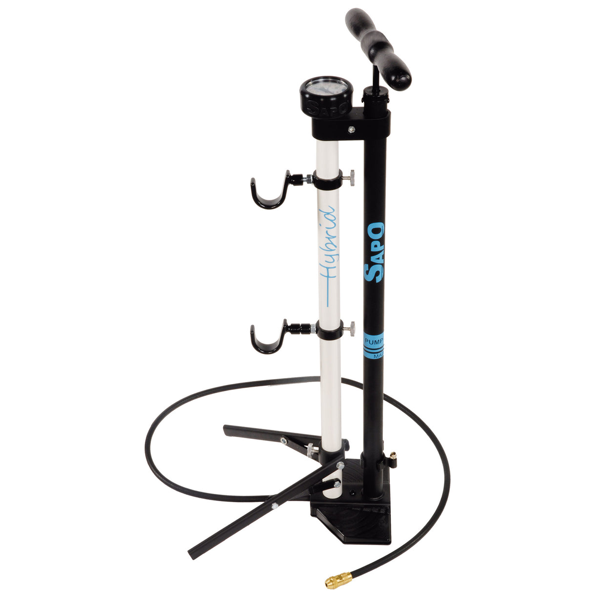 SAPO Hybrid Floor Pump M Bicycle Standard M Manometer HV FV AV