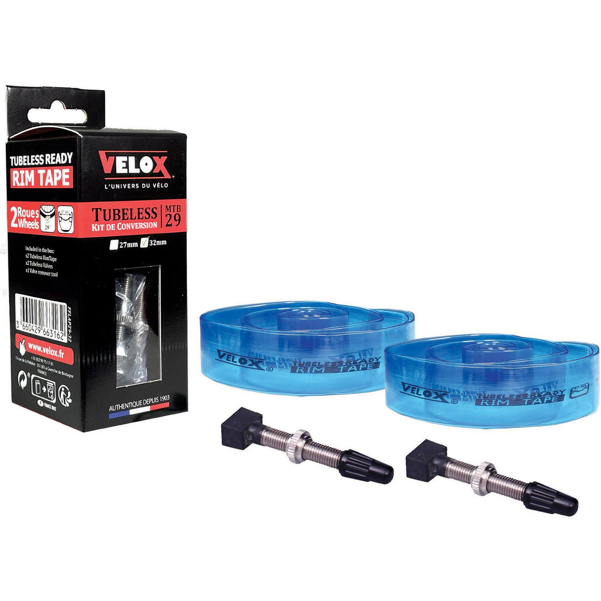 Velox Rim Tape Leckschutz 622 | Fv SV | 40 mm | Kit