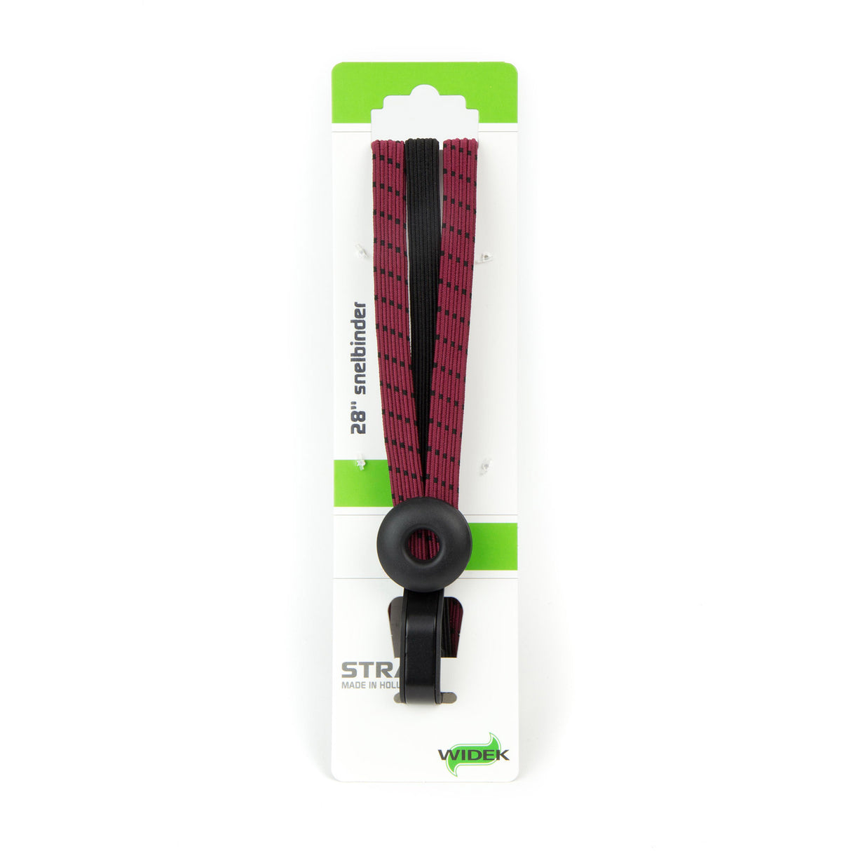 Qubbel Triobinder Eye con gancio 3x12mm Bordeaux nero