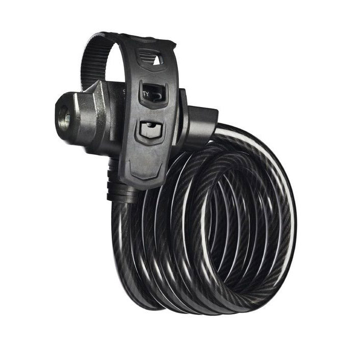 Trelock Sk Spiral Cable Lock Fixxgo 222 180 10 mm noir