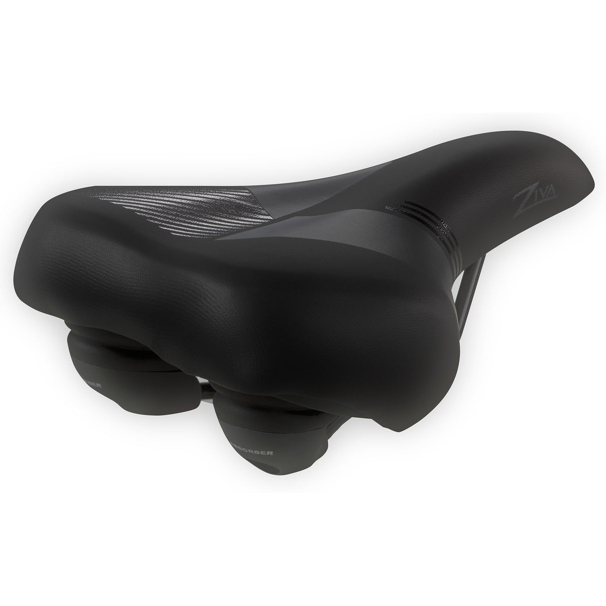 Selle Monte Grappa Saddle Ziva Plus Skay Black Elastomer