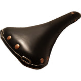 Selle Monte Grappa Zadel Old Sporting leer zwart