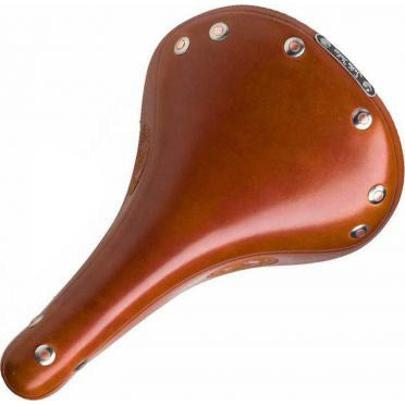 Selle Monte Grappa Italia Saddle Italia V3 Vintage Epoca Leather Honey Brown Am