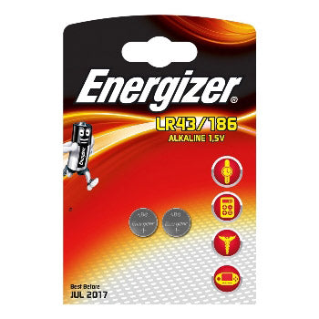 Enerdis Alkaline LR43 186 Blister 2 stuks