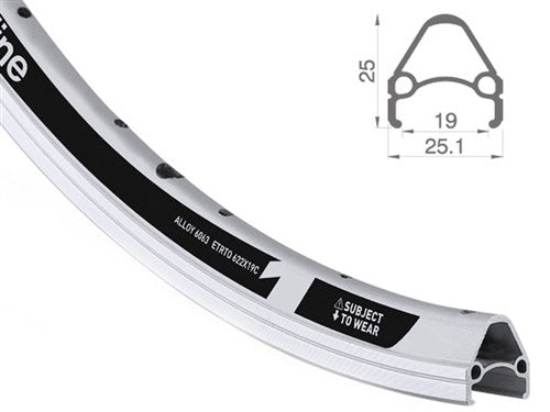 RODI RIM 28 pollici 622 argento 48-gaats