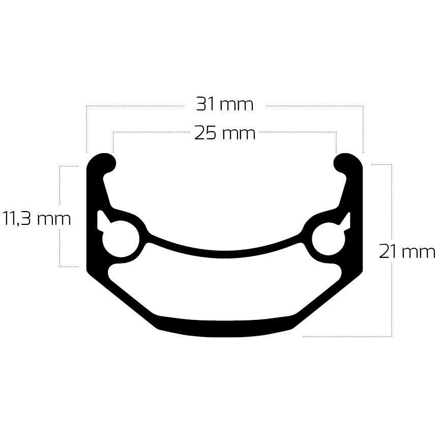 Rim 28 (622) Bigbull 36 14 Črna srebrna stran