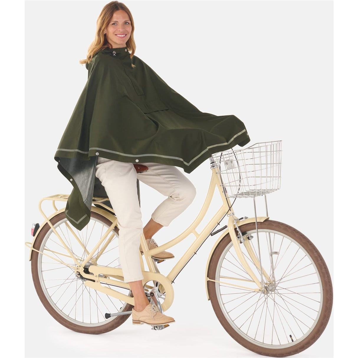 Weatheregoods Sweds WeatherGooods Sverige Poncho Imbris Green M L