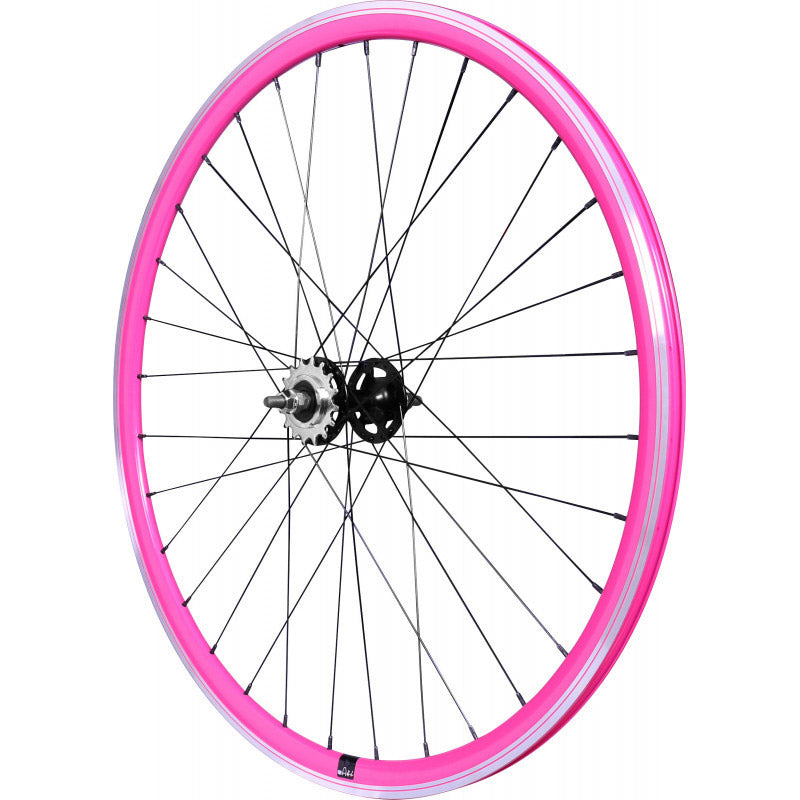 Roue arrière Vellox 550 622x17C Flipflop rose