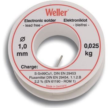 Weller löd bly -fri EL99 1mm 100gr