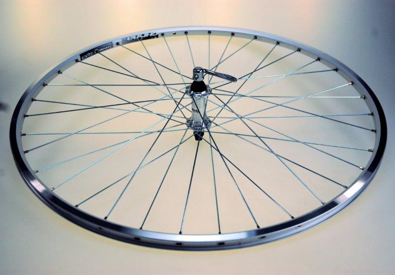 KT front wheel 26x1 3 8 alu silver failure