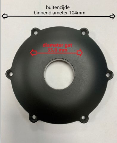 Bafang Frontmotor afdichtplaat rechts incl lag