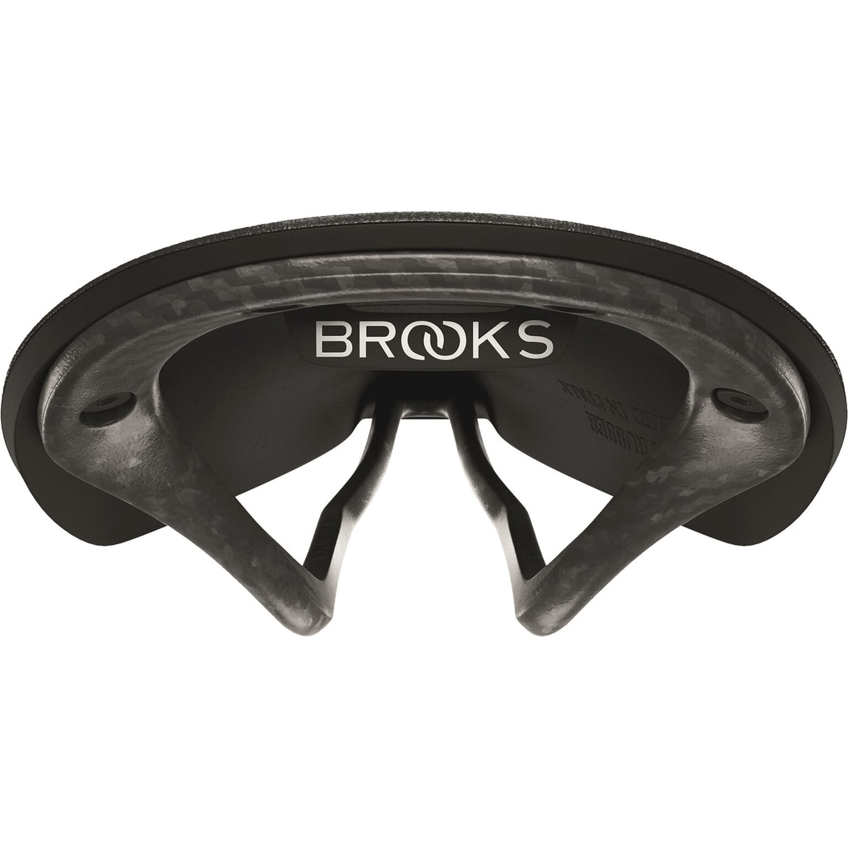 Brooks Saddle C13 izrezljani kambij vse vreme črno