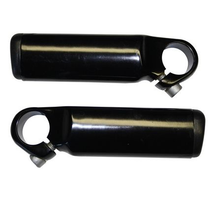 Cycletech Cycle Tech Bar-Enders Short Aluminium Black Bulk