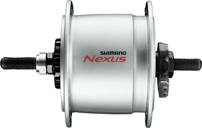 Shimano Fun Hub Dub-dynamo selhání stříbro DH-C6000 Blister