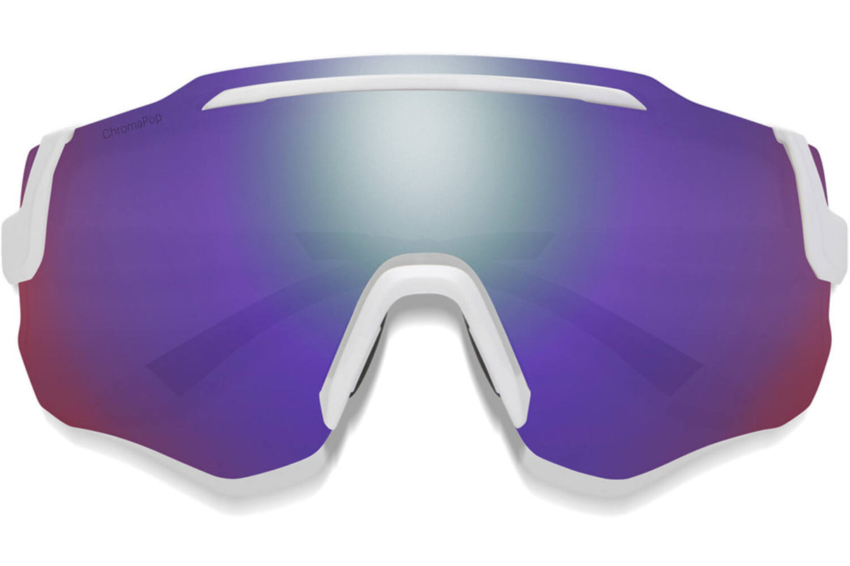 Smith Momentum bril white chromapop violet mirror