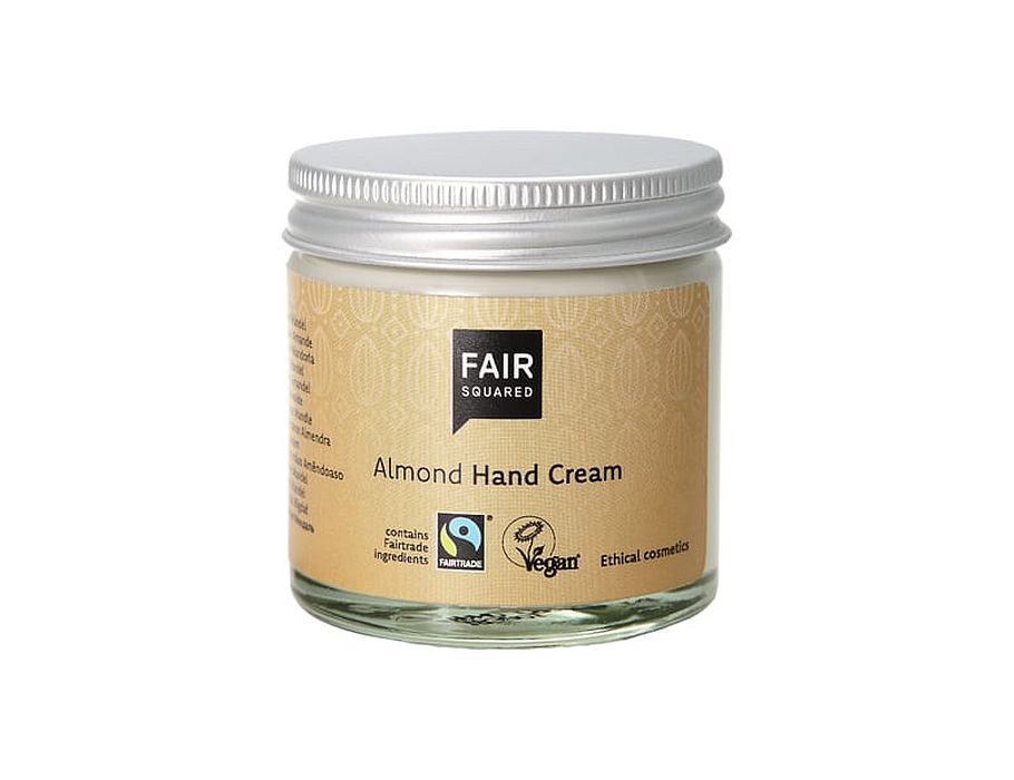 Fair Squared Hand Cream Almond 50ml Zero Waste