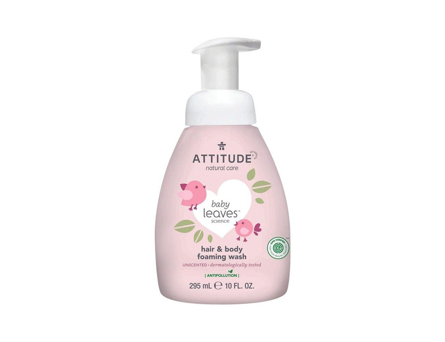 Attitude Hair Body Foaming Wash Unscented