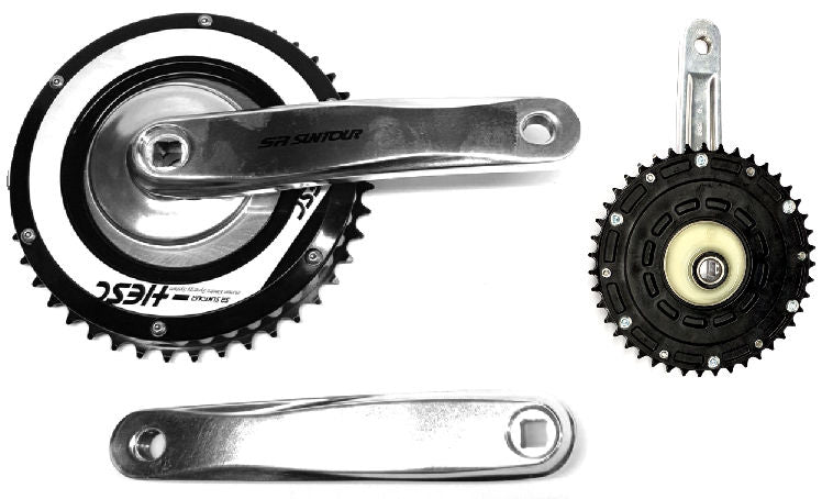 Suntour Hesc e-bike crankset 38 tands human electro synergy system