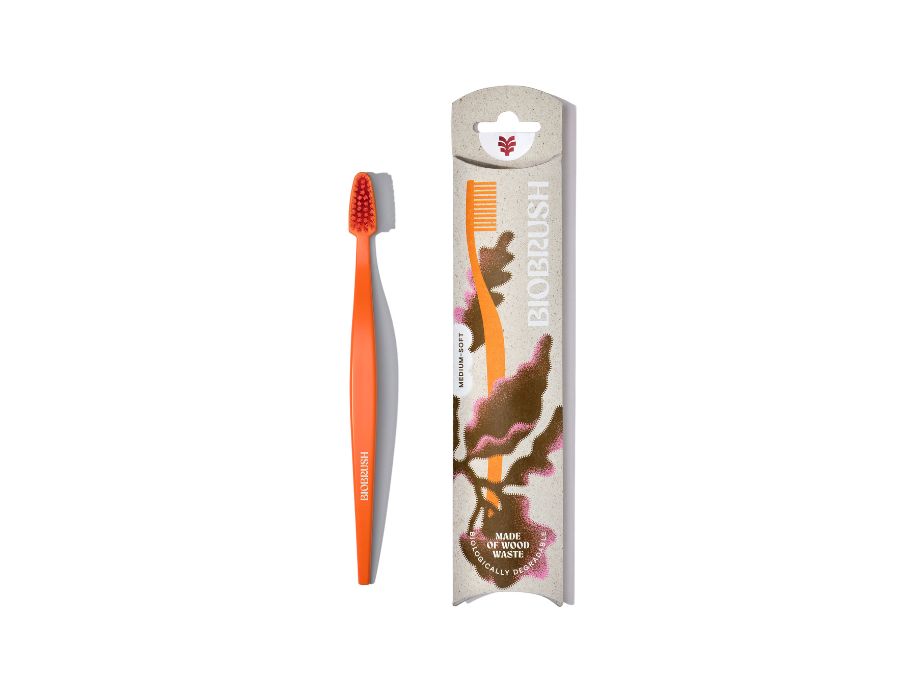 Biobrush Biobrush toothbrush Oranje