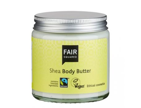 Shea di burro corporeo quadrato da 100 ml zero rifiuti