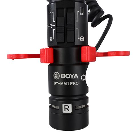 Boya Universal Compact Shotgun Tour Micrófono BY-MM1 Pro