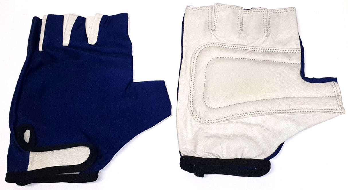 HZB Sky Comfort Lycra Bicycle Fitness Glove Blu-White Size XL