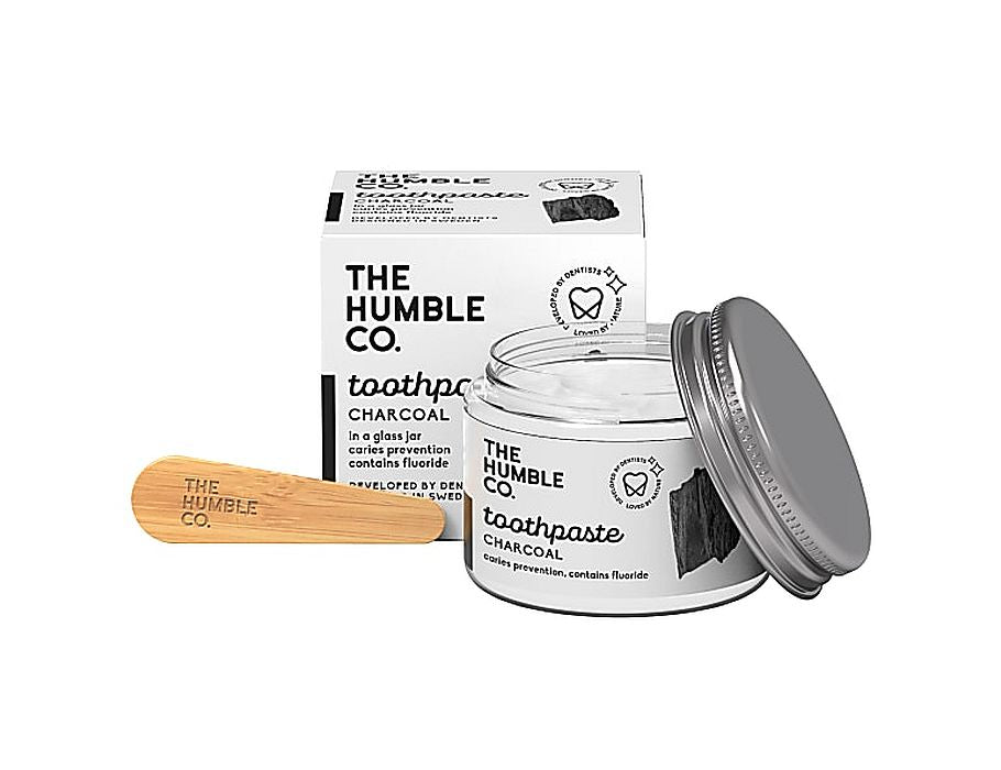 The Humble Co. Toothpaste Zero Waste Charcoal with Fluor 50ml