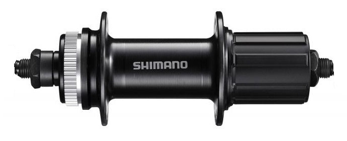 Shimano Fh-ty505 cassettenaaf 7 speed centerlock 32g zwart