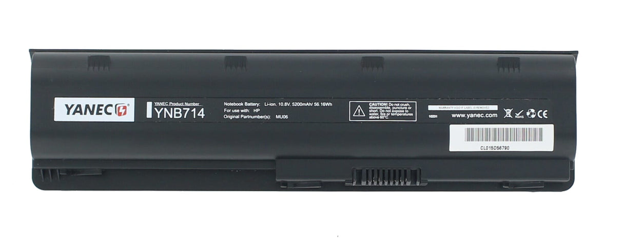 Yanec Laptop Batterie 5200mah 6-Zell