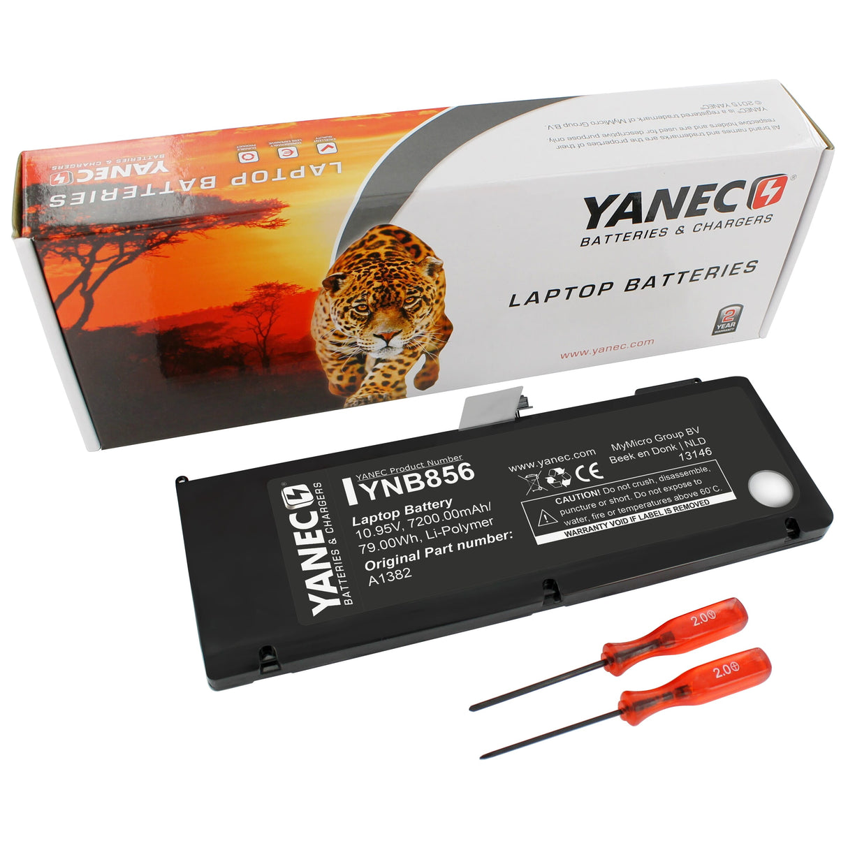 Yanec Macbook Accu 7000mAh