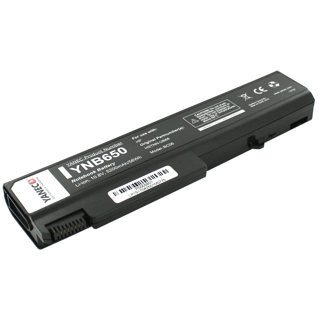 Batterie d'ordinateur portable Yanec 10.8V 5200mAh