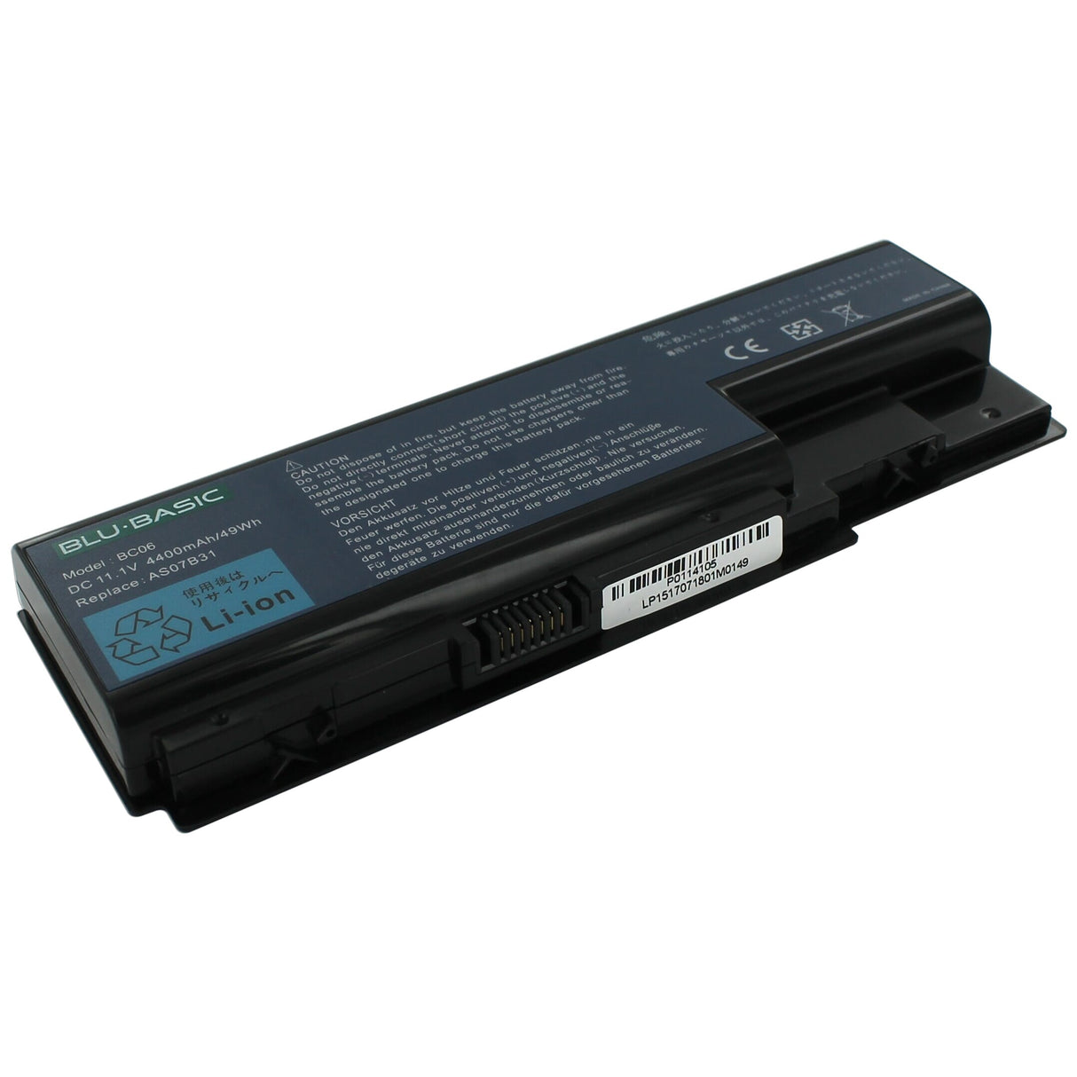 Blu-Basic Laptop Accu 10.8V 4400mAh