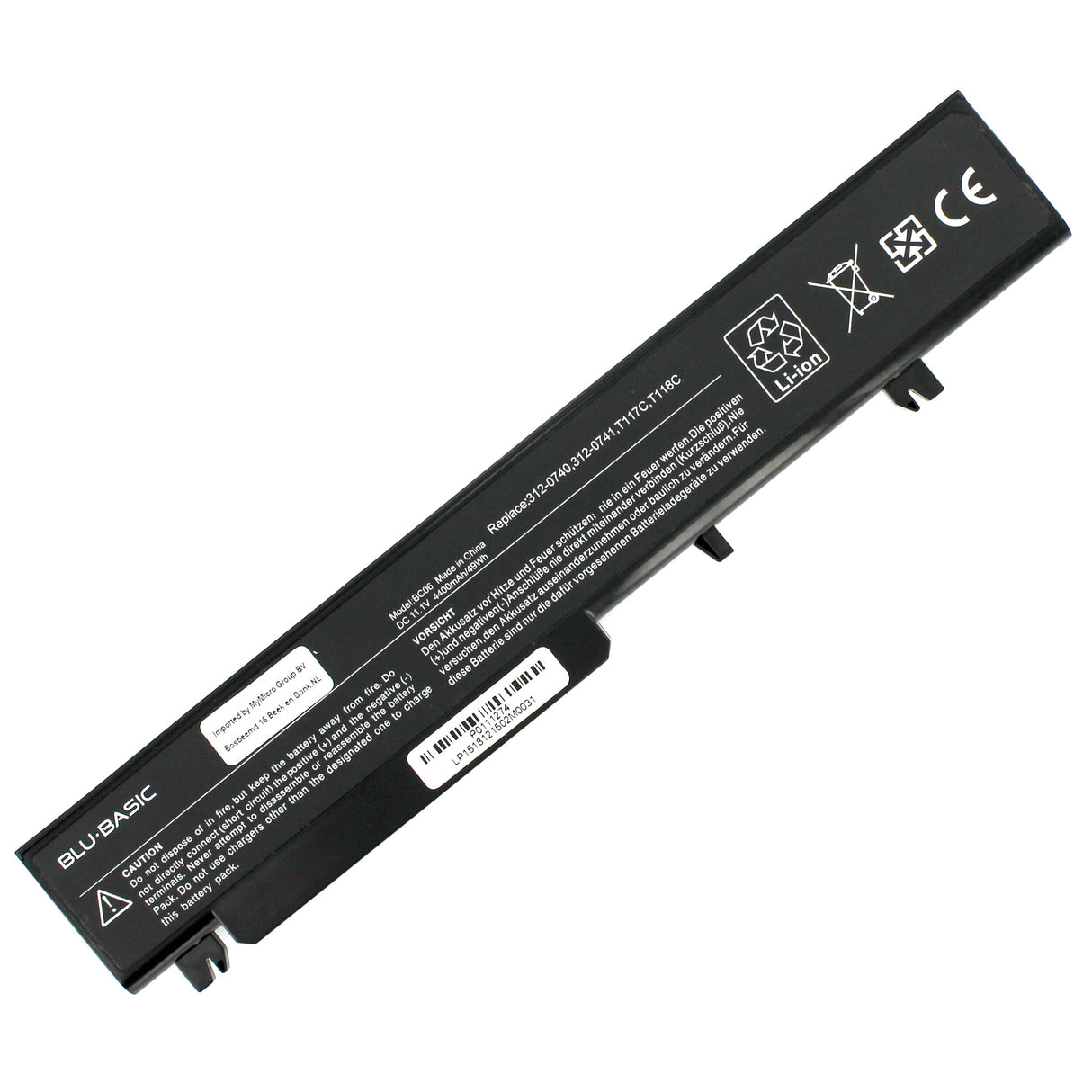 Blu-Basic Laptop Accu 11.1V 4400mAh