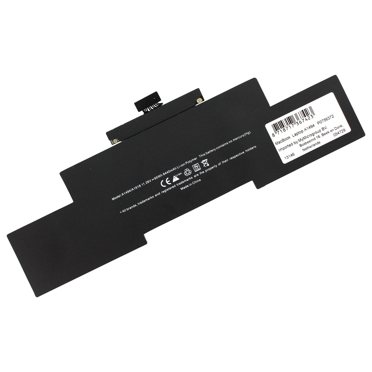 Udskiftning MacBook Battery 8000mAh