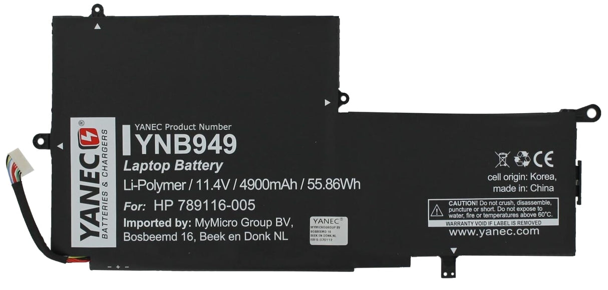 Yanec prenosnik baterija 4900 mAh