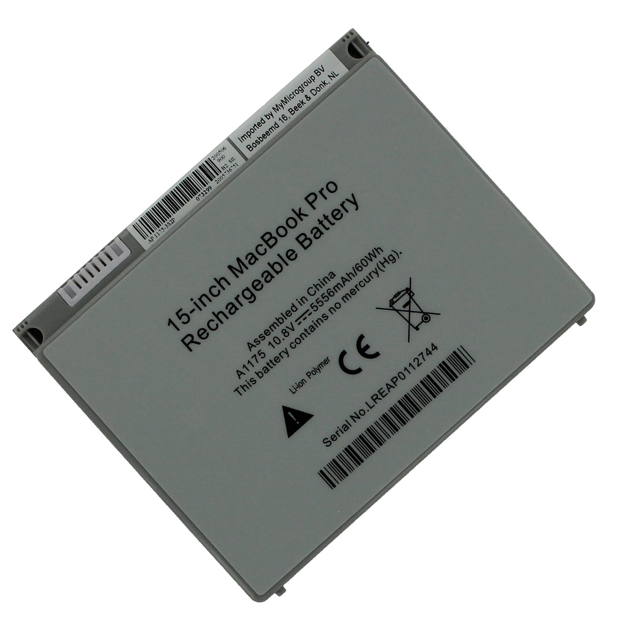 Udskiftning MacBook Battery 5500mAh