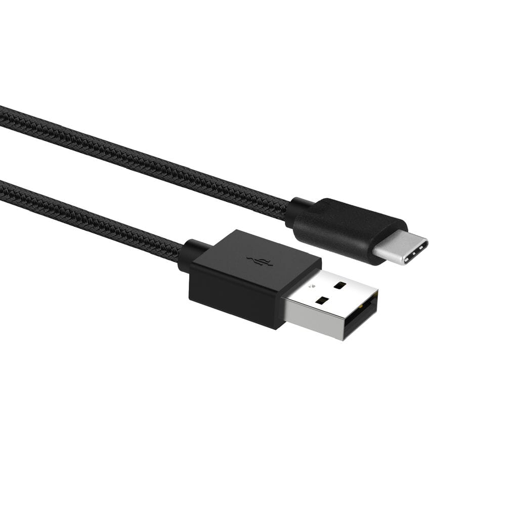 ACT USB-A Male a USB-C Male Carga y Cable de sincronización 1M Nylon